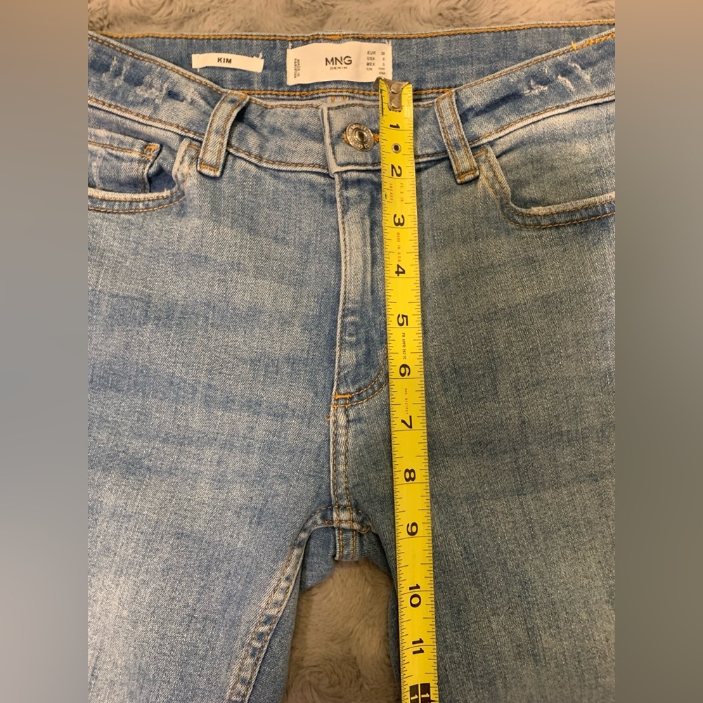 MNG/Mango โKimโ Jeans โข Size 6 โข EUC - Picture 12 of 15